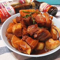 做正宗小寒温补季~慈姑红烧肉的图片步骤14